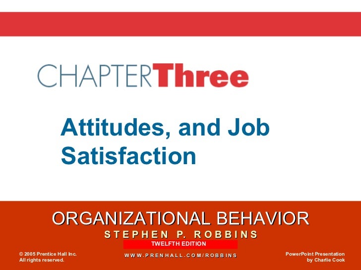 chapter 3 attitudes and job satisfaction multiple choice job satisfaction in ob